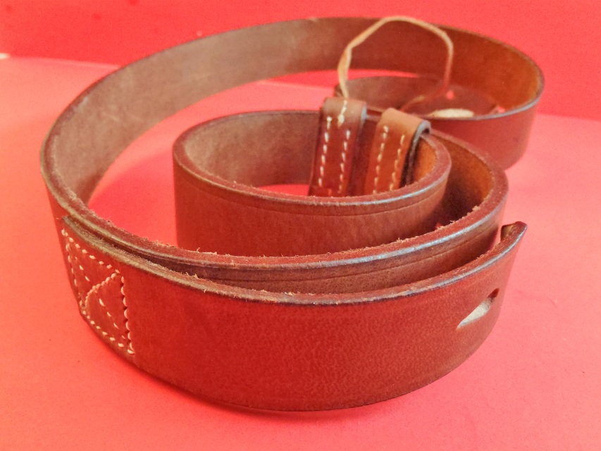 World war British P-1853 Enfield Rifle and P-1864 Snider Rifle Leather Sling 